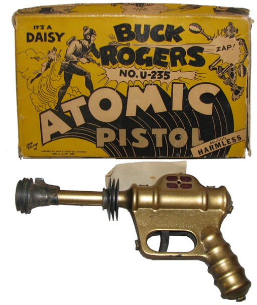 Buck Rogers U-235 Atomic Pistol | Atomic Tourism